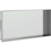 Plomberie-vidaXL Niche de douche argenté brossé 62x32x9 cm acier inoxydable