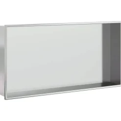 Plomberie-vidaXL Niche de douche argenté brossé 62x32x9 cm acier inoxydable