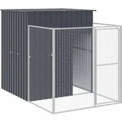 vidaXL Niche pour chien avec cour 165x251x181 cm