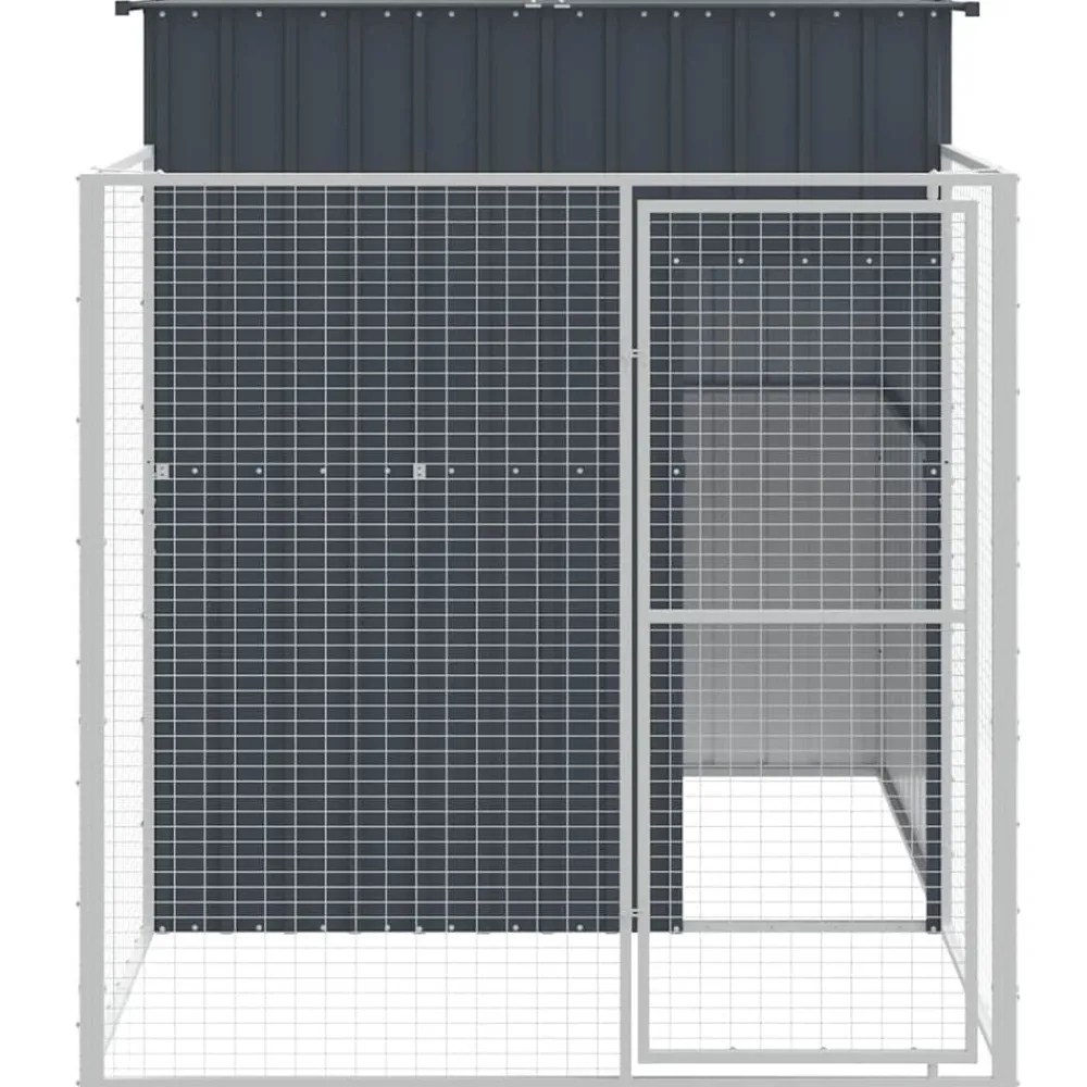 vidaXL Niche pour chien avec cour 165x251x181 cm