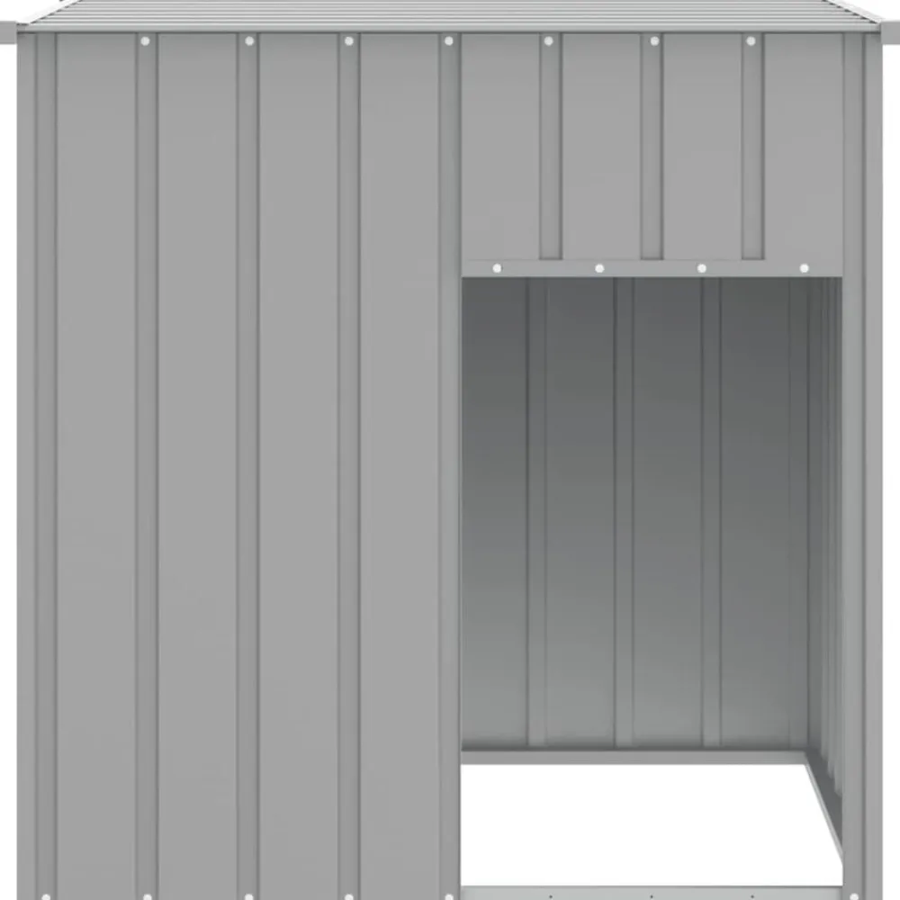 vidaXL Niche pour chien avec toit 110 x 103 x 109 cm Acier galvanisé