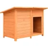 Articles Pour Animaux De Compagnie-vidaXL Niche pour chiens Bois de pin et de sapin solide 120x77x86 cm