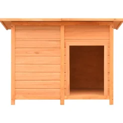 Articles Pour Animaux De Compagnie-vidaXL Niche pour chiens Bois de pin et de sapin solide 120x77x86 cm
