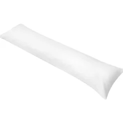 vidaXL Oreiller de dormeur latéral 40 x 145 cm Blanc
