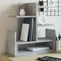 Fournitures De Bureau-vidaXL Organisateur de bureau 49x20x52,5 cm Gris béton