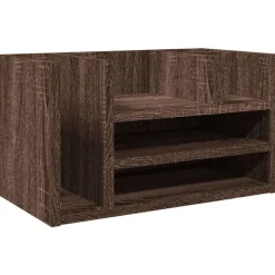 Fournitures De Bureau-vidaXL Organisateur de bureau chêne marron bois d'ingénierie Chêne marron