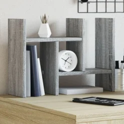 Fournitures De Bureau-vidaXL Organisateur de bureau 34,5x15,5x35,5 cm Sonoma gris