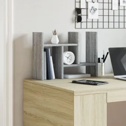 Fournitures De Bureau-vidaXL Organisateur de bureau 34,5x15,5x35,5 cm Sonoma gris