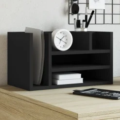 vidaXL Organisateur de bureau 44,5x24x25 cm bois d'ingénierie
