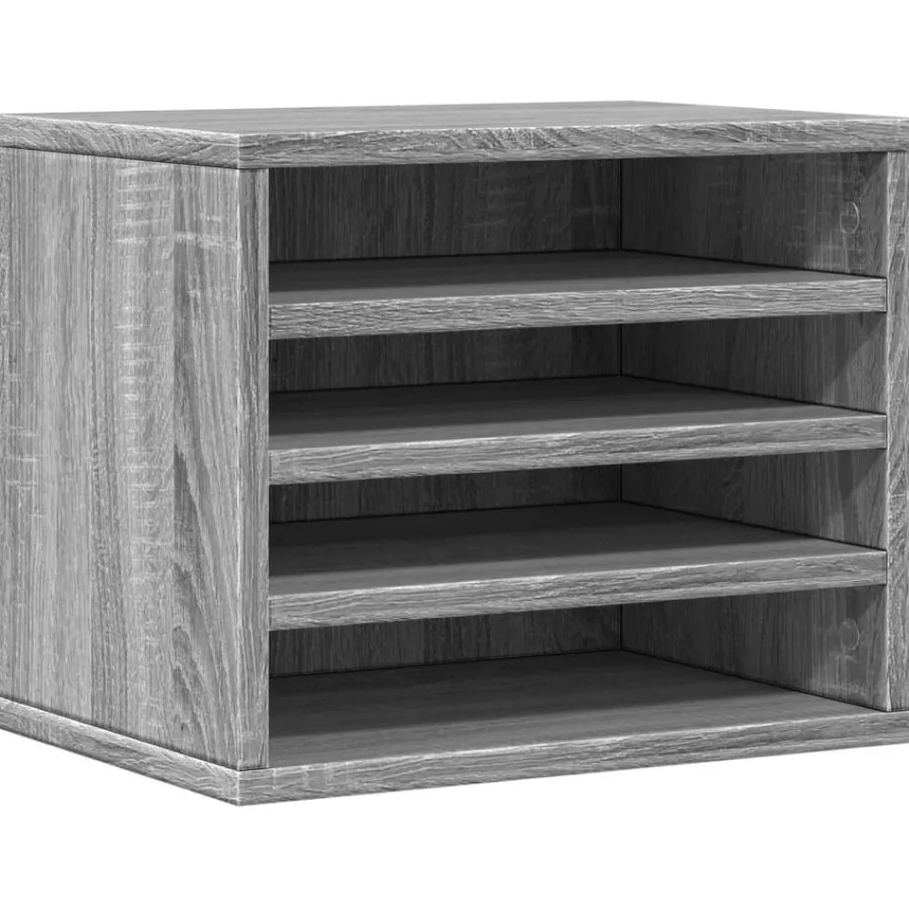 Fournitures De Bureau-vidaXL Organisateur de bureau 36x26x29,5 cm Sonoma gris