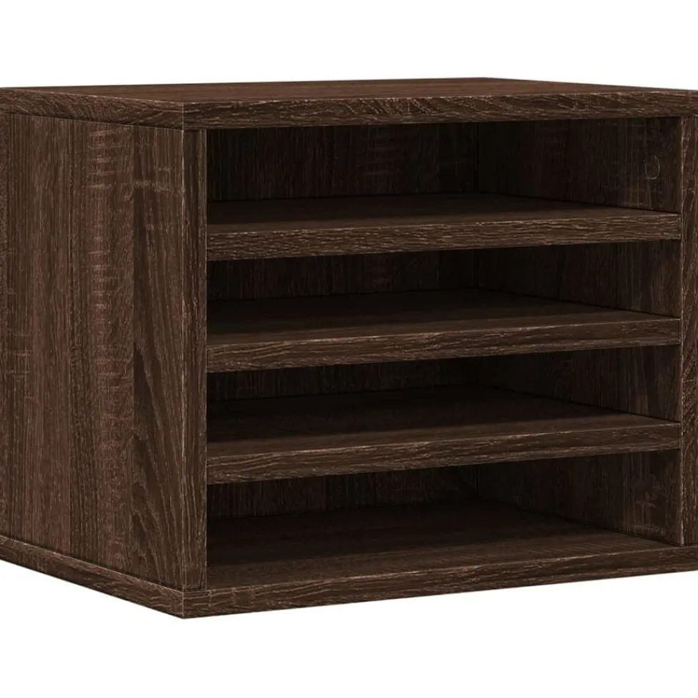 Fournitures De Bureau-vidaXL Organisateur de bureau chêne marron 36x26x29,5 cm Chêne marron