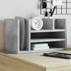 vidaXL Organisateur de bureau 44,5x24x25 cm bois ingénierie