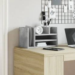 vidaXL Organisateur de bureau 44,5x24x25 cm bois ingénierie