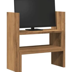 Appareils Électroniques-vidaXL Organisateur de bureau réglable chêne artisanal bois ingénierie chêne artisanal