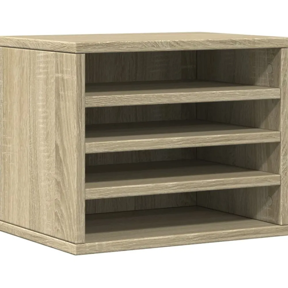 Fournitures De Bureau-vidaXL Organisateur de bureau chêne sonoma 36x26x29,5 cm Chêne sonoma