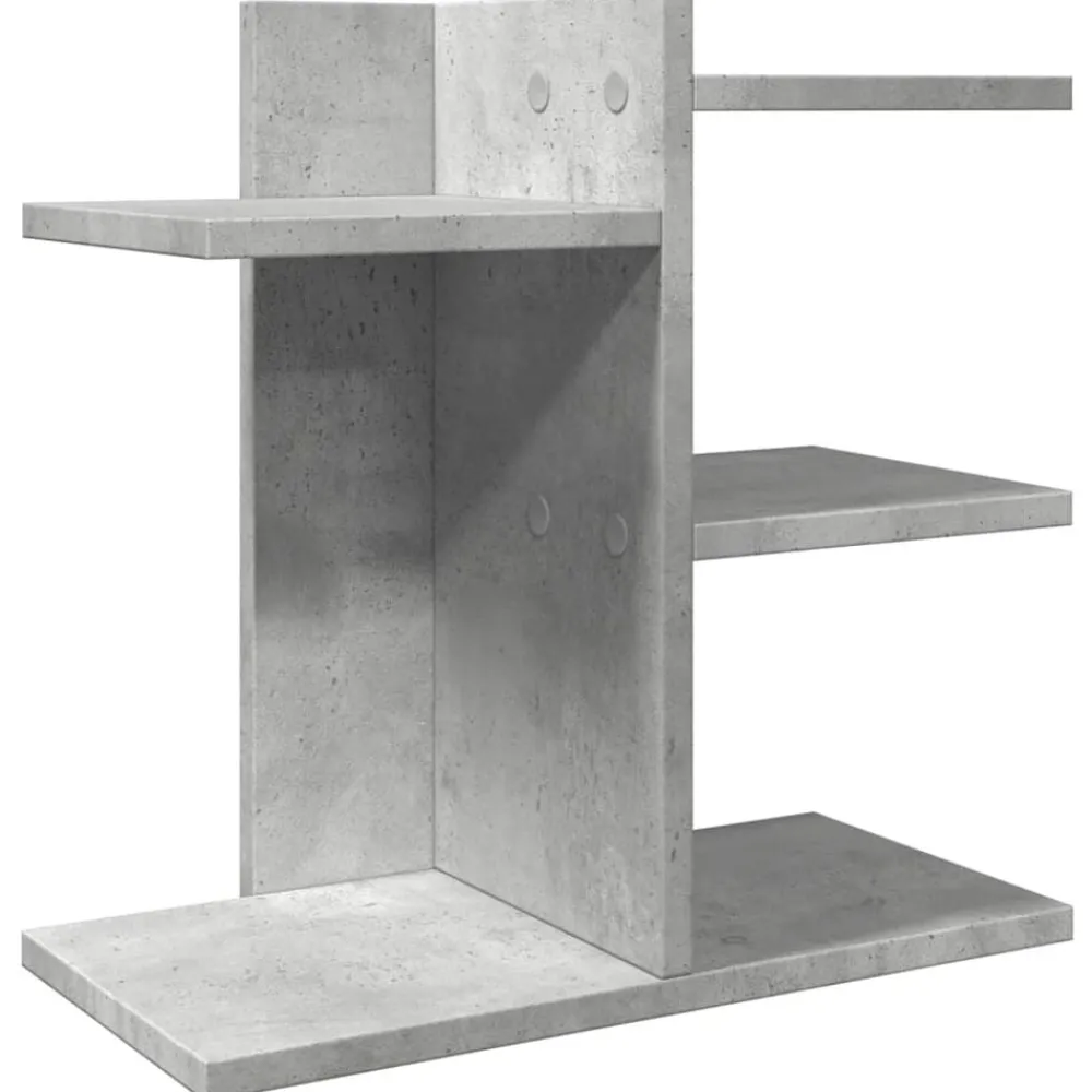 Fournitures De Bureau-vidaXL Organisateur de bureau 42x21,5x42 cm bois ingénierie Gris béton