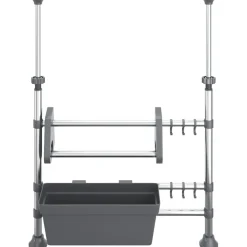 vidaXL Organisateur de cuisine réglable Aluminium