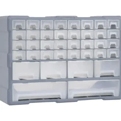 vidaXL Organisateur multi-tiroirs avec 38 tiroirs 52x16x37,5 cm