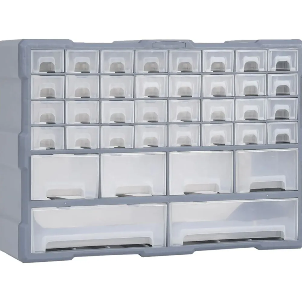 vidaXL Organisateur multi-tiroirs avec 38 tiroirs 52x16x37,5 cm