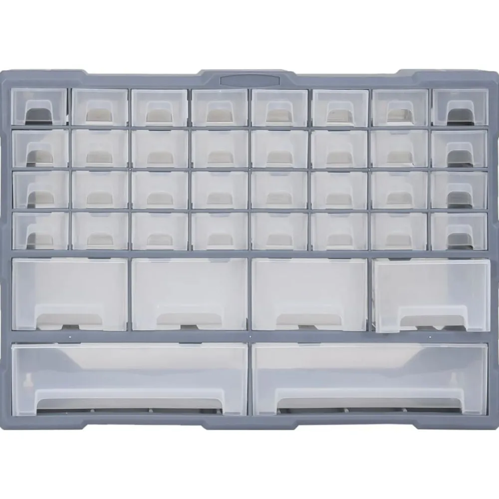 vidaXL Organisateur multi-tiroirs avec 38 tiroirs 52x16x37,5 cm
