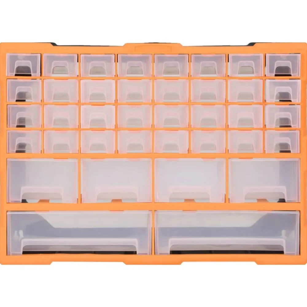 vidaXL Organisateur multi-tiroirs avec 38 tiroirs 52x16x37,5 cm