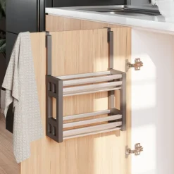 Arts De La Table & Arts Culinaires-vidaXL Organisateur sous évier 34x12x26 cm aluminium