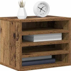 vidaXL Organiseur de bureau 36 x 26 x 29,5 cm