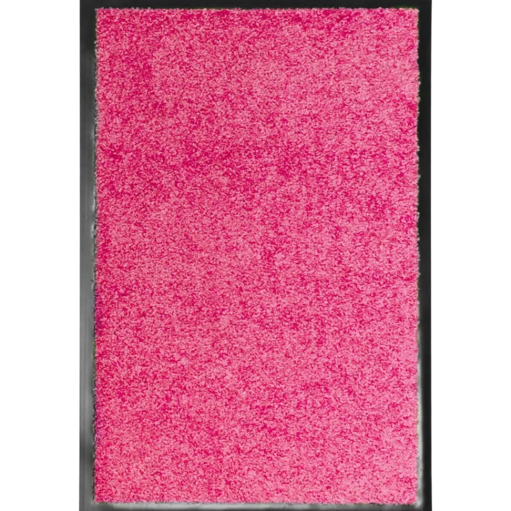 Décorations-vidaXL Paillasson lavable 40x60 cm Rose