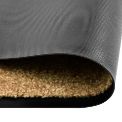 vidaXL Paillasson lavable Crème 40x60 cm