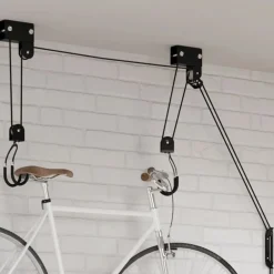 vidaXL Palan à vélo avec support de plafond 57 kg