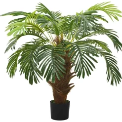 vidaXL Palmier Cycas artificiel avec pot 90 cm Vert