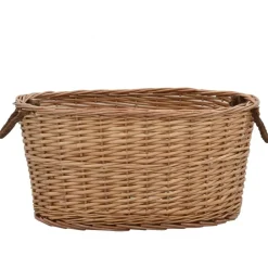 Accessoires Pour Cheminées & Poêles À Bois-vidaXL Panier à bois de chauffage poignées de transport 56x40x28 cm