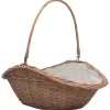 vidaXL Panier à bois de chauffage avec poignée 60x44x55 cm Saule