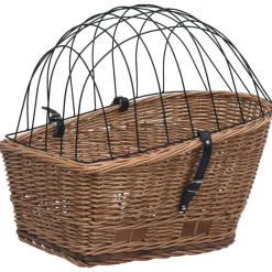 Loisirs De Plein Air-vidaXL Panier arrière de vélo avec couvercle 55x31x36 cm Saule naturel
