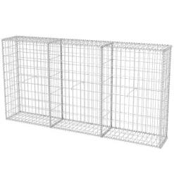 Clôtures & Barrières-vidaXL Panier de gabion Acier galvanisé 200x30x100 cm