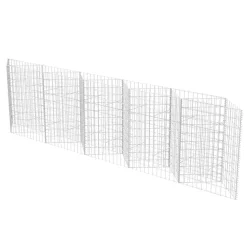 Clôtures & Barrières-vidaXL Panier de gabion Acier galvanisé 300x30x100 cm
