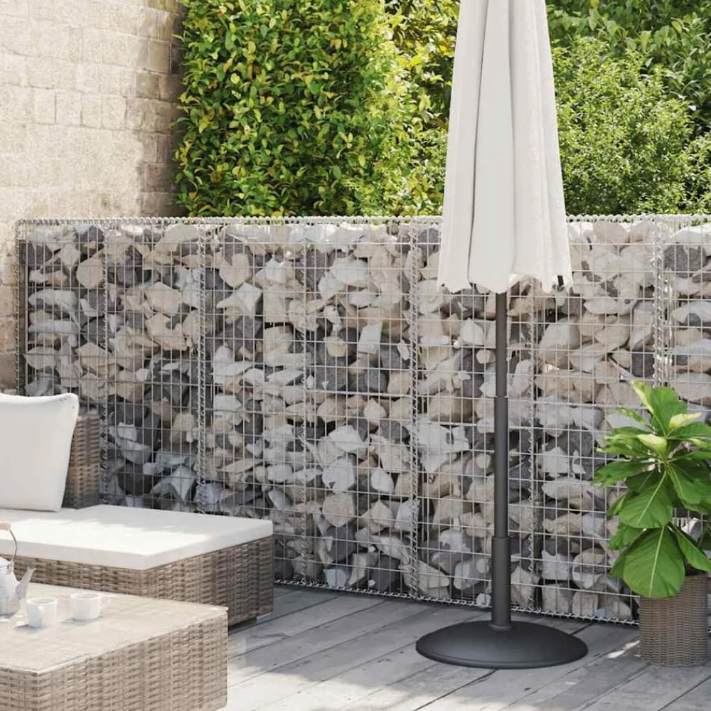 Clôtures & Barrières-vidaXL Panier de gabion Acier galvanisé 300x30x100 cm