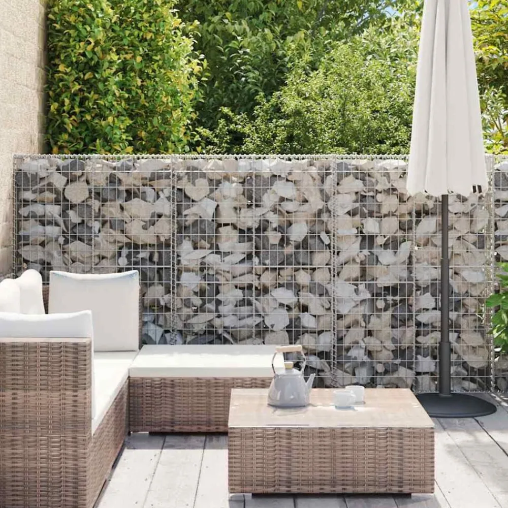 Clôtures & Barrières-vidaXL Panier de gabion Acier galvanisé 300x30x100 cm