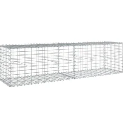 Foresterie & Exploitation Des Forêts|Pelouses & Jardins-vidaXL Panier gabion avec couvercle 200x50x50 cm fer galvanisé