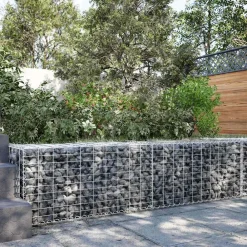 Foresterie & Exploitation Des Forêts|Pelouses & Jardins-vidaXL Panier gabion avec couvercle 200x50x50 cm fer galvanisé