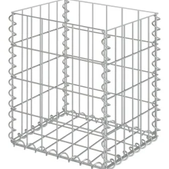 vidaXL Paniers de gabion 2 pcs Acier galvanisé 30x30x40 cm
