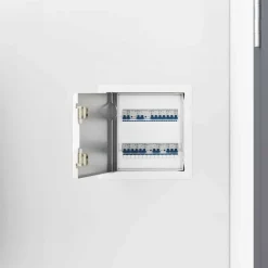 vidaXL Panneau d'Accès 2 pcs Blanc 23 x 23 x 3 cm Acier