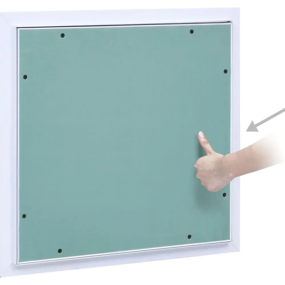 vidaXL Panneau d'accès Cadre en aluminium plaque de plâtre 200x200 mm