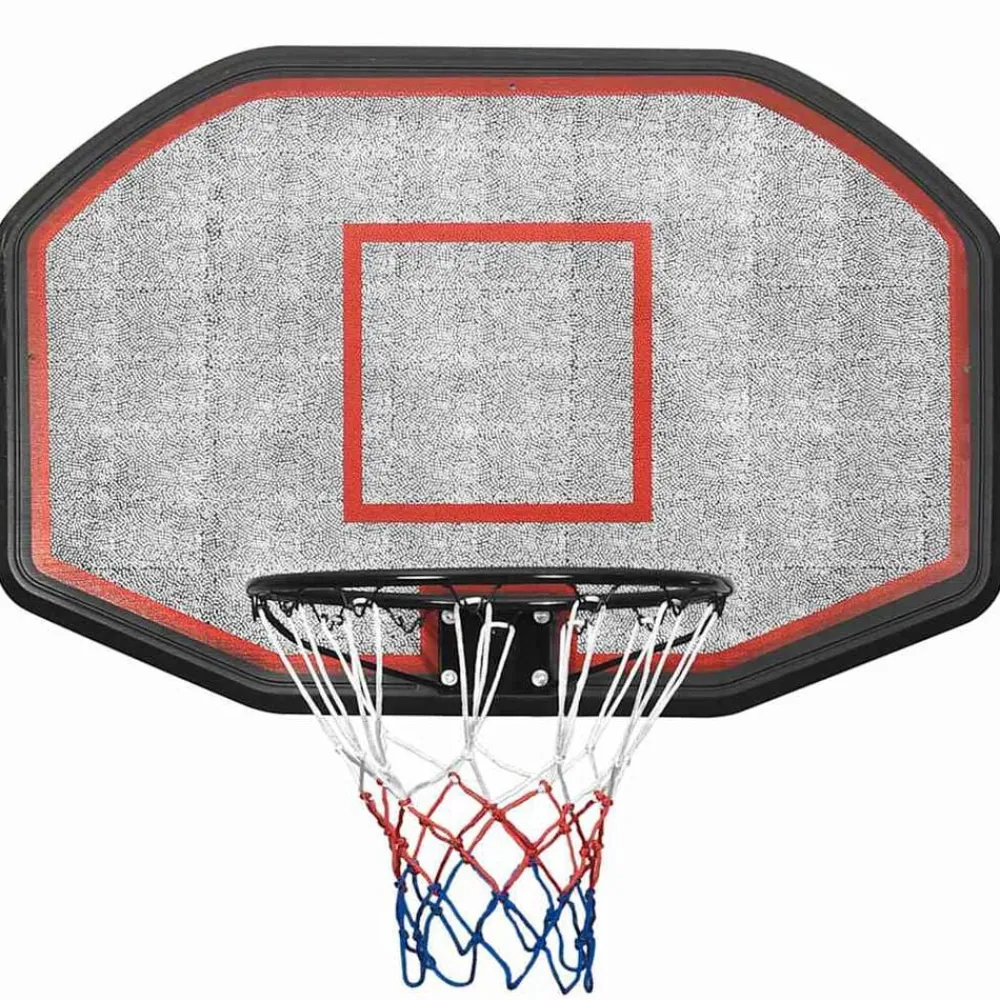 Divers Sports-vidaXL Panneau de basket-ball 109x71x3 cm Polyéthylène Noir
