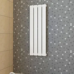 Appareils Électroménagers-vidaXL Panneau de chauffage Blanc 311 mm x 900 mm