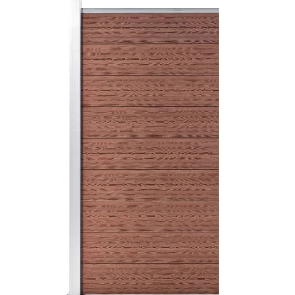Clôtures & Barrières-vidaXL Panneau de clôture WPC 95x186 cm Marron
