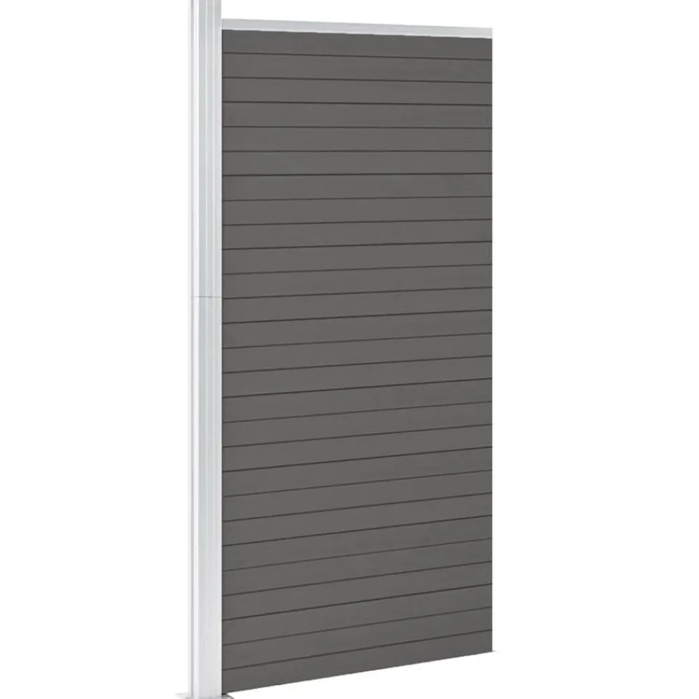 vidaXL Panneau de clôture WPC 95x186 cm