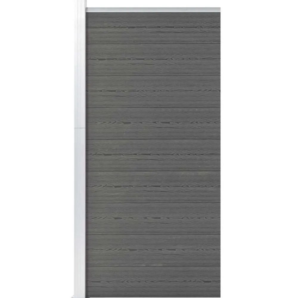 vidaXL Panneau de clôture WPC 95x186 cm