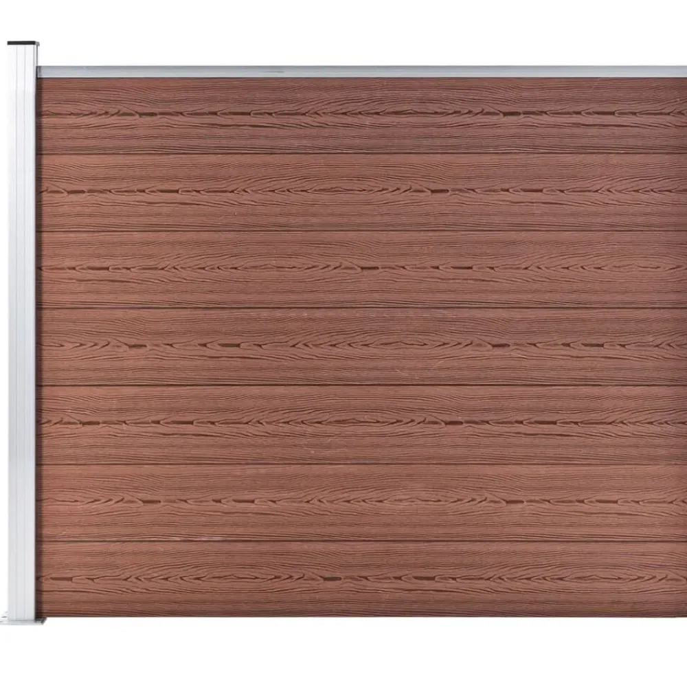 vidaXL Panneau de clôture WPC 175x146 cm