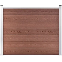 vidaXL Panneau de clôture WPC 180x146 cm